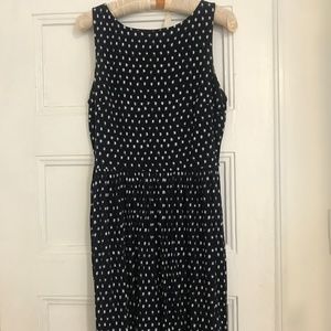Patterned Dress with Back Cutout